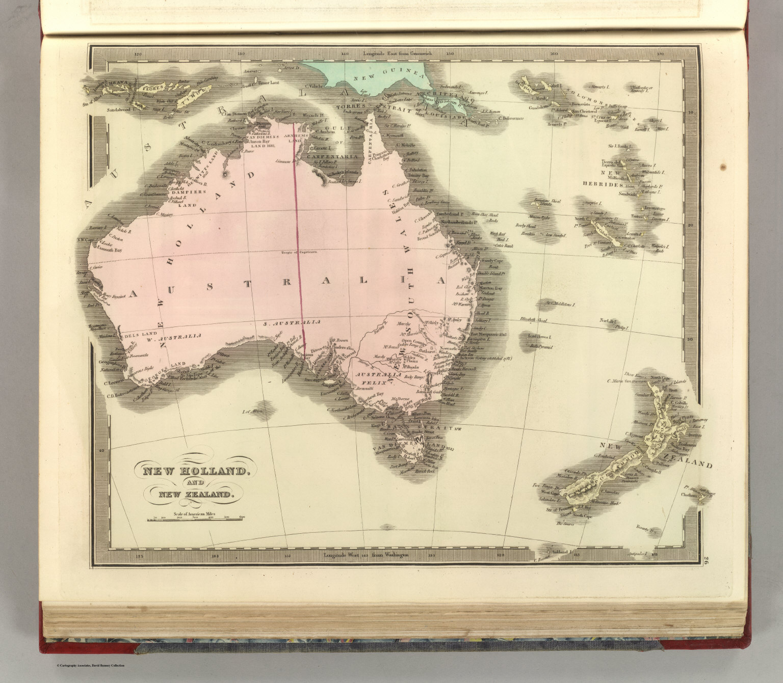 New Holland, And New Zealand. - David Rumsey Historical Map Collection