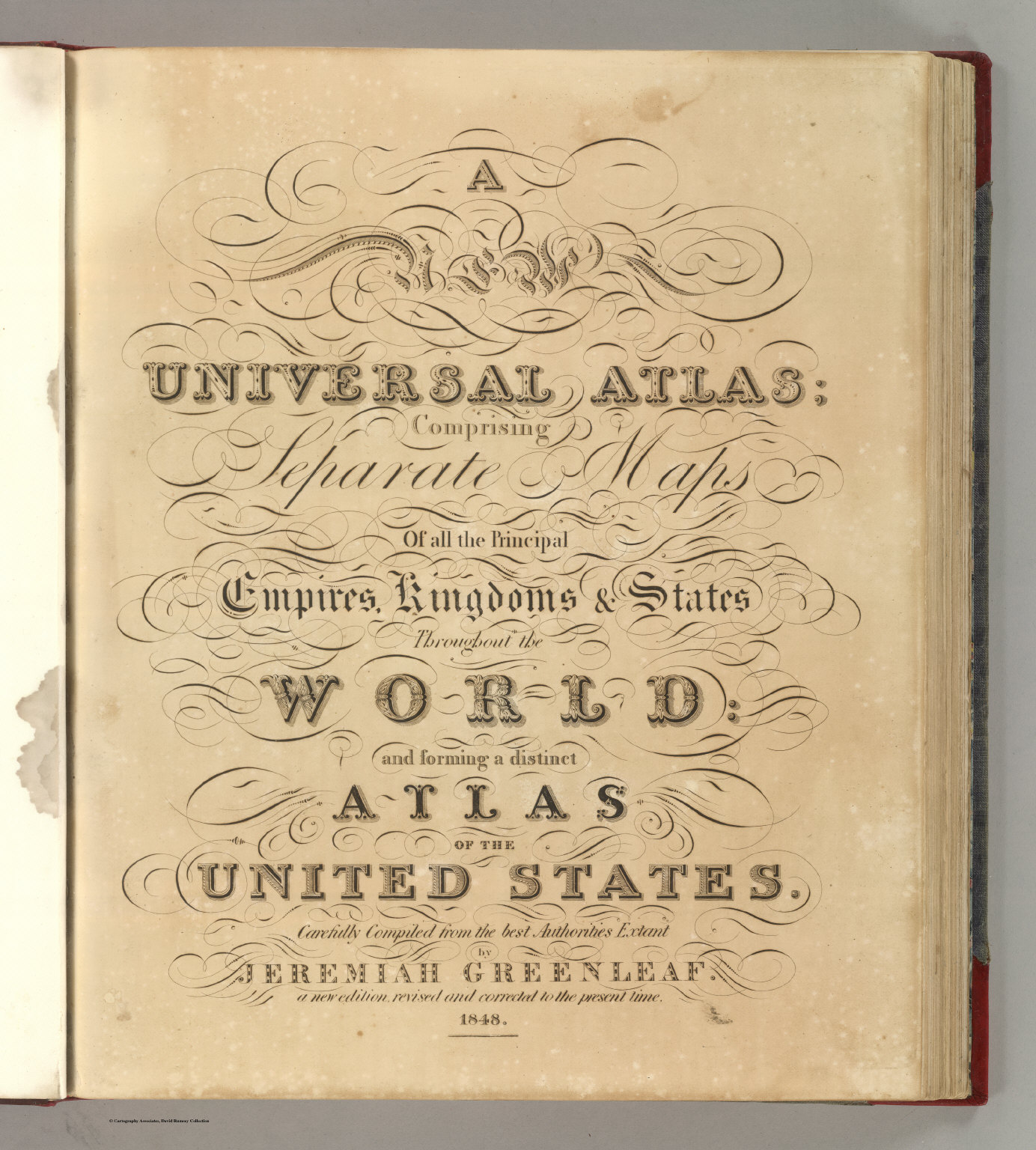 Title Page: New Universal Atlas. - David Rumsey Historical Map Collection