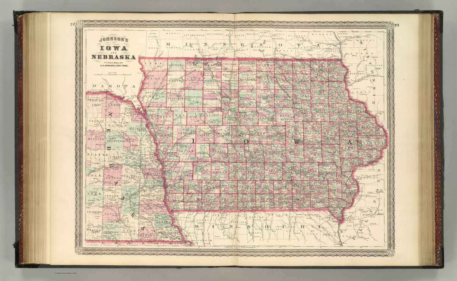 Iowa And Nebraska. - David Rumsey Historical Map Collection