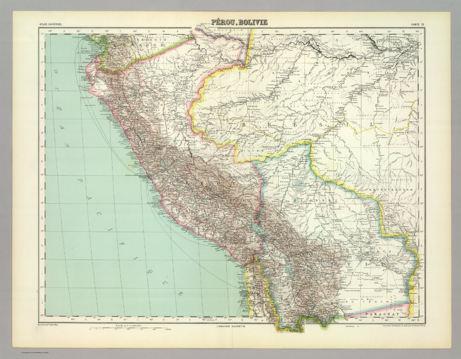 Perou Bolivie David Rumsey Historical Map Collection
