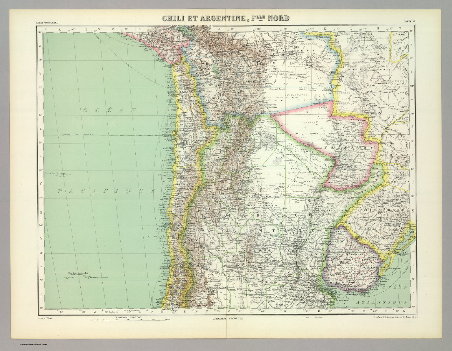 Chili Et Argentine Flle Nord David Rumsey Historical Map Collection