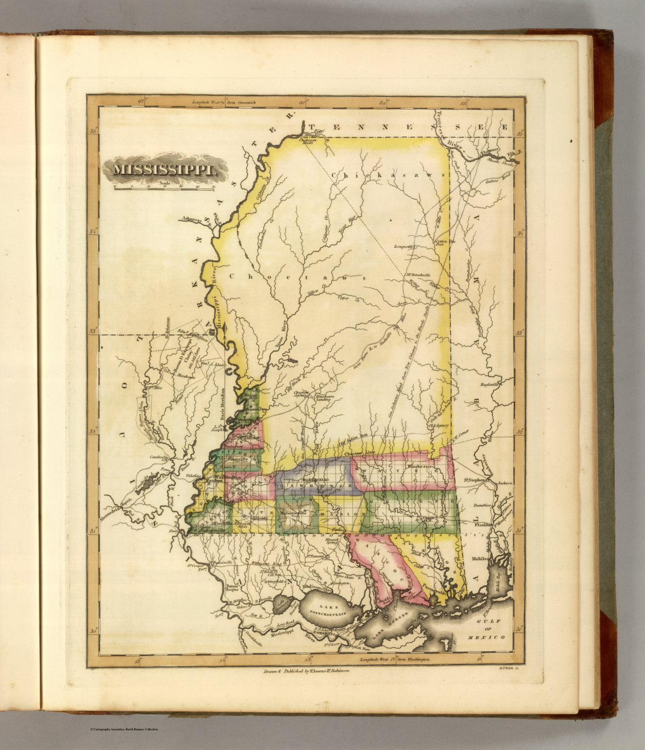 Mississippi David Rumsey Historical Map Collection 8672