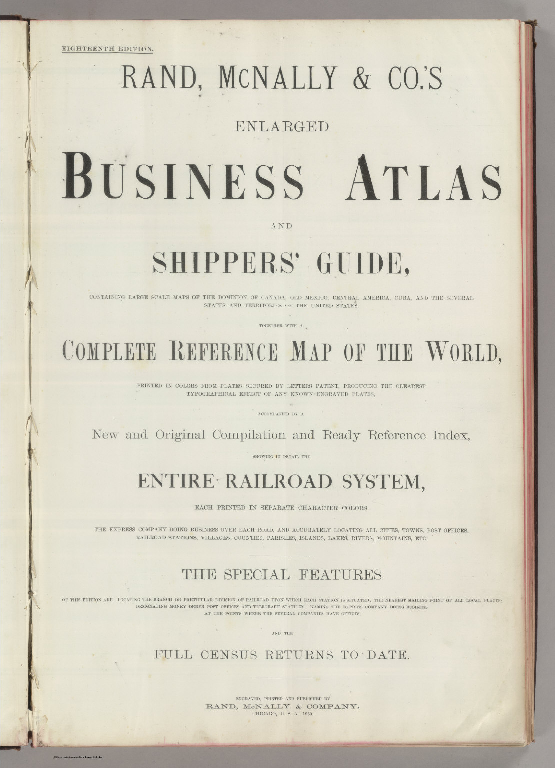 Title Page: Rand McNally Business Atlas. - David Rumsey Historical Map ...