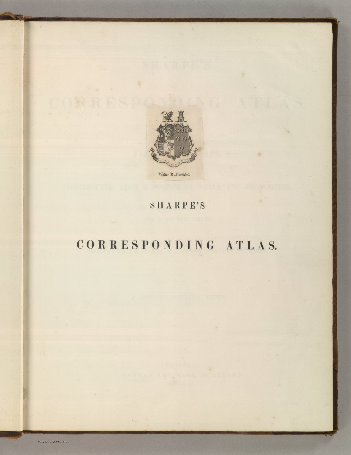 Half Title Page: Sharpe's Corresponding Atlas. - David Rumsey ...