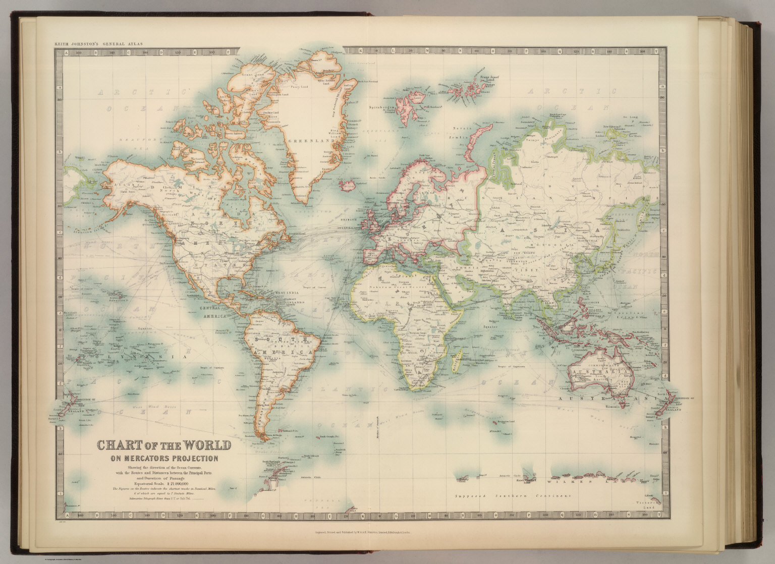 World on Mercators Projection. - David Rumsey Historical Map Collection