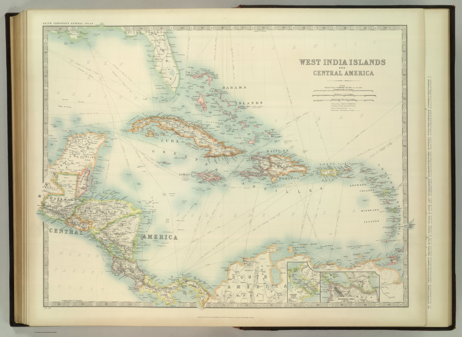 West India Islands And Central America. - David Rumsey Historical Map 