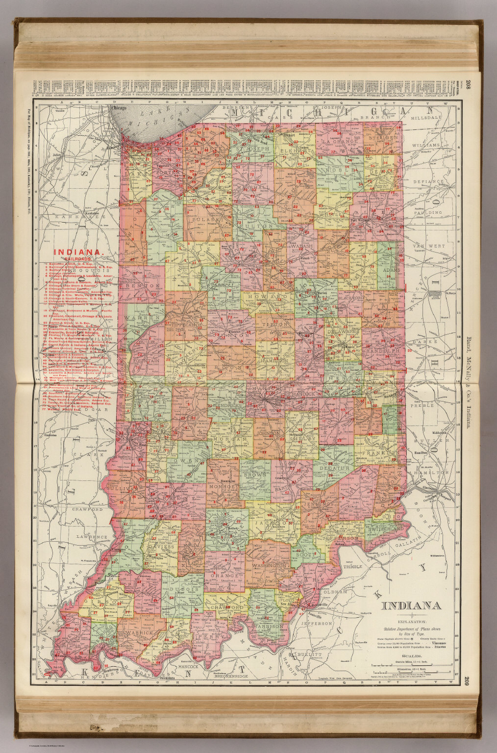 Indiana. - David Rumsey Historical Map Collection