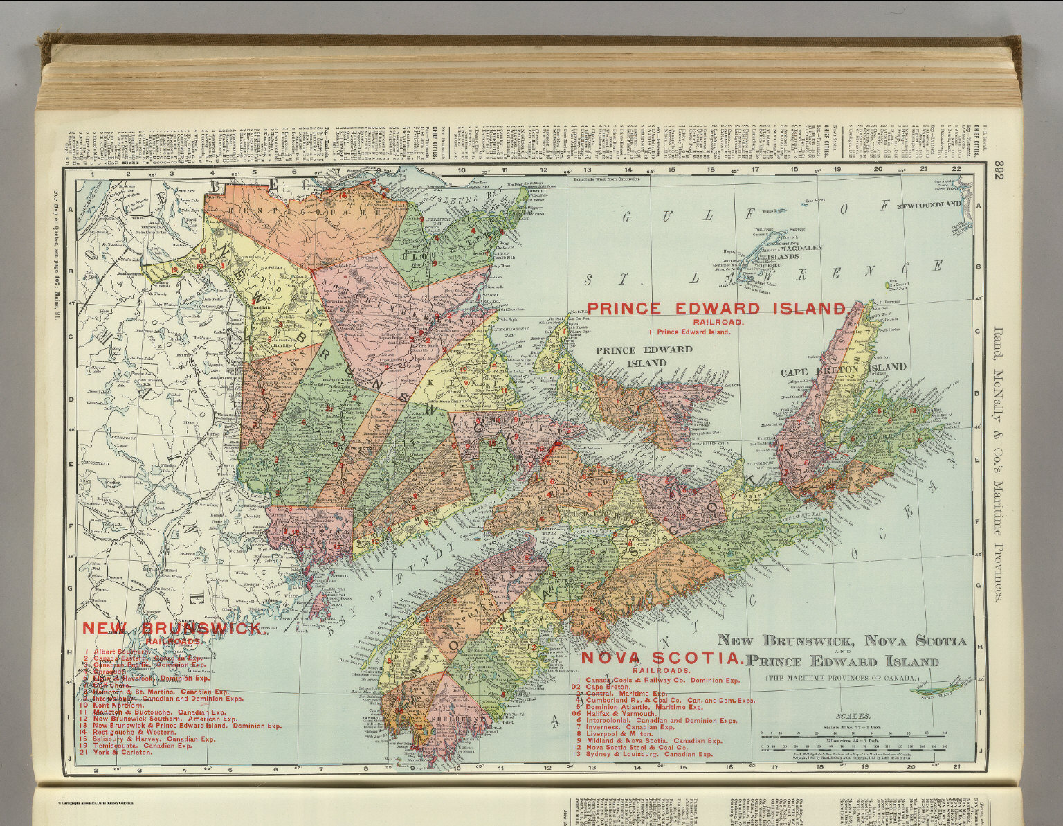 Maritime Provinces. - David Rumsey Historical Map Collection