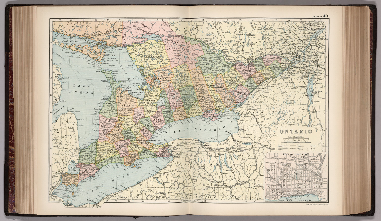 Ontario 49 David Rumsey Historical Map Collection