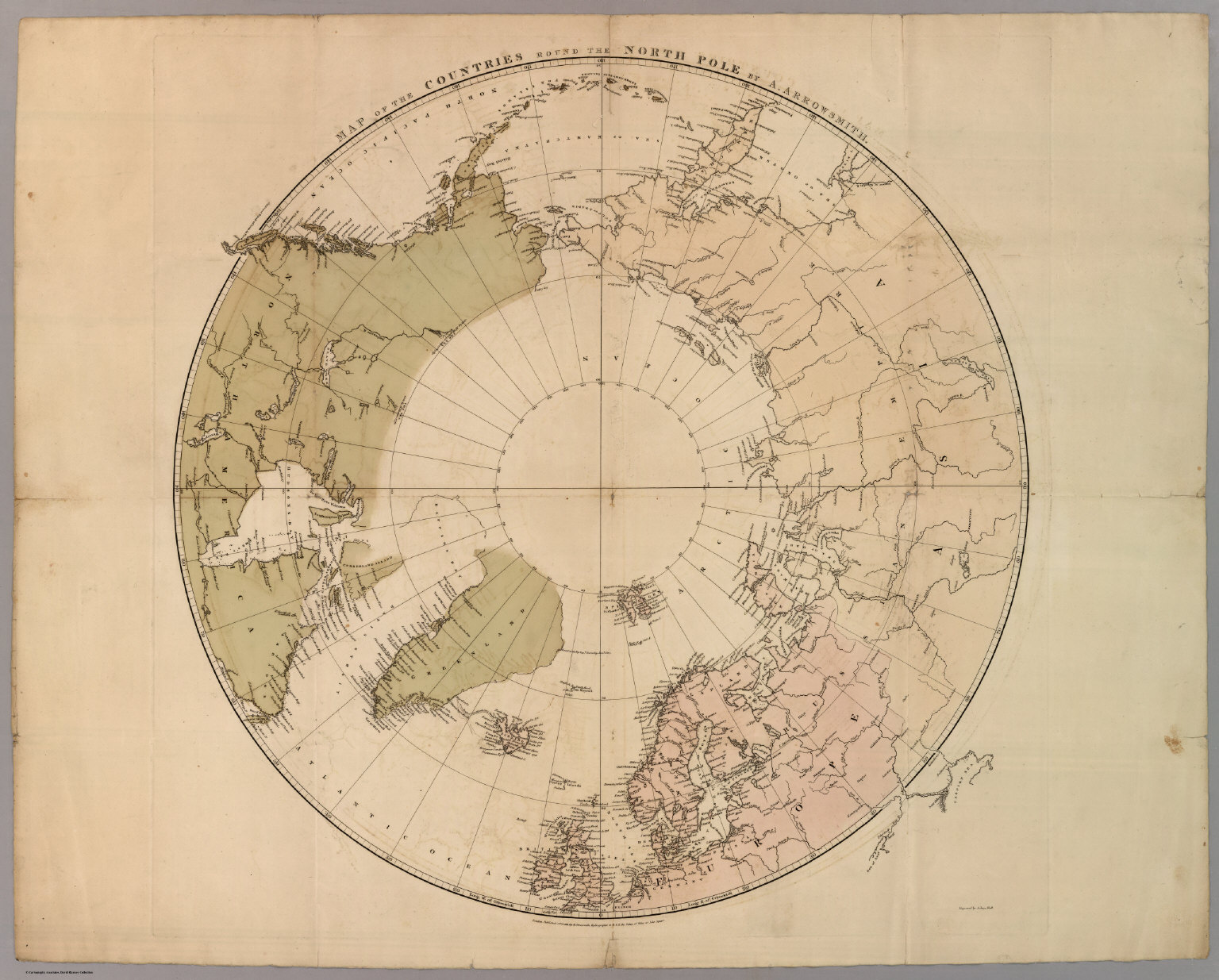 Map Of The Countries Round The North Pole David Rumsey Historical Map Collection
