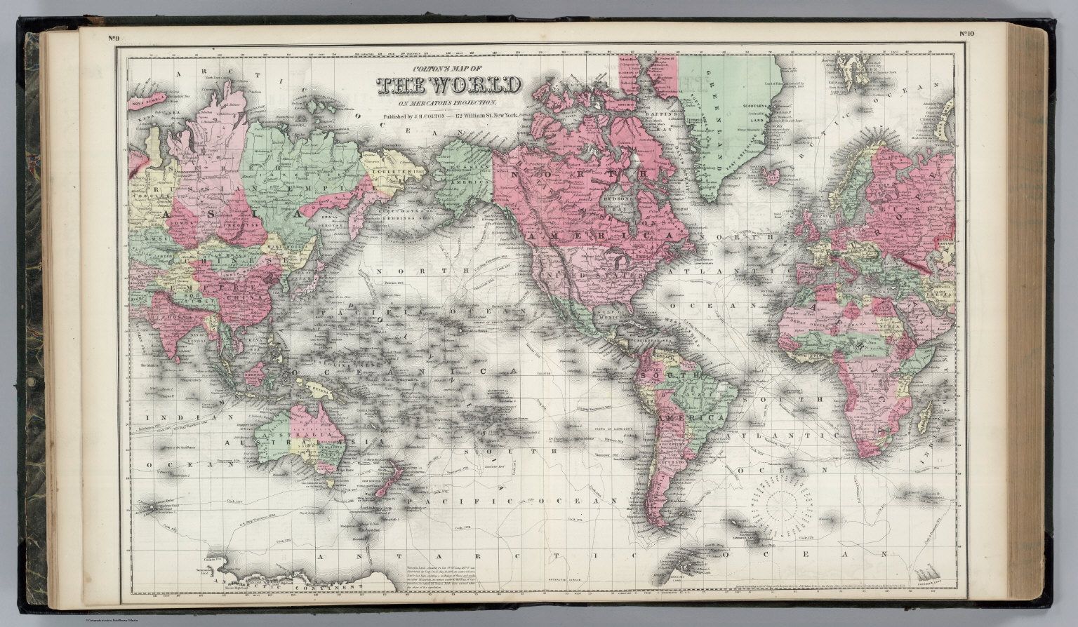 World In Mercators Projection David Rumsey Historical Map Collection 0891