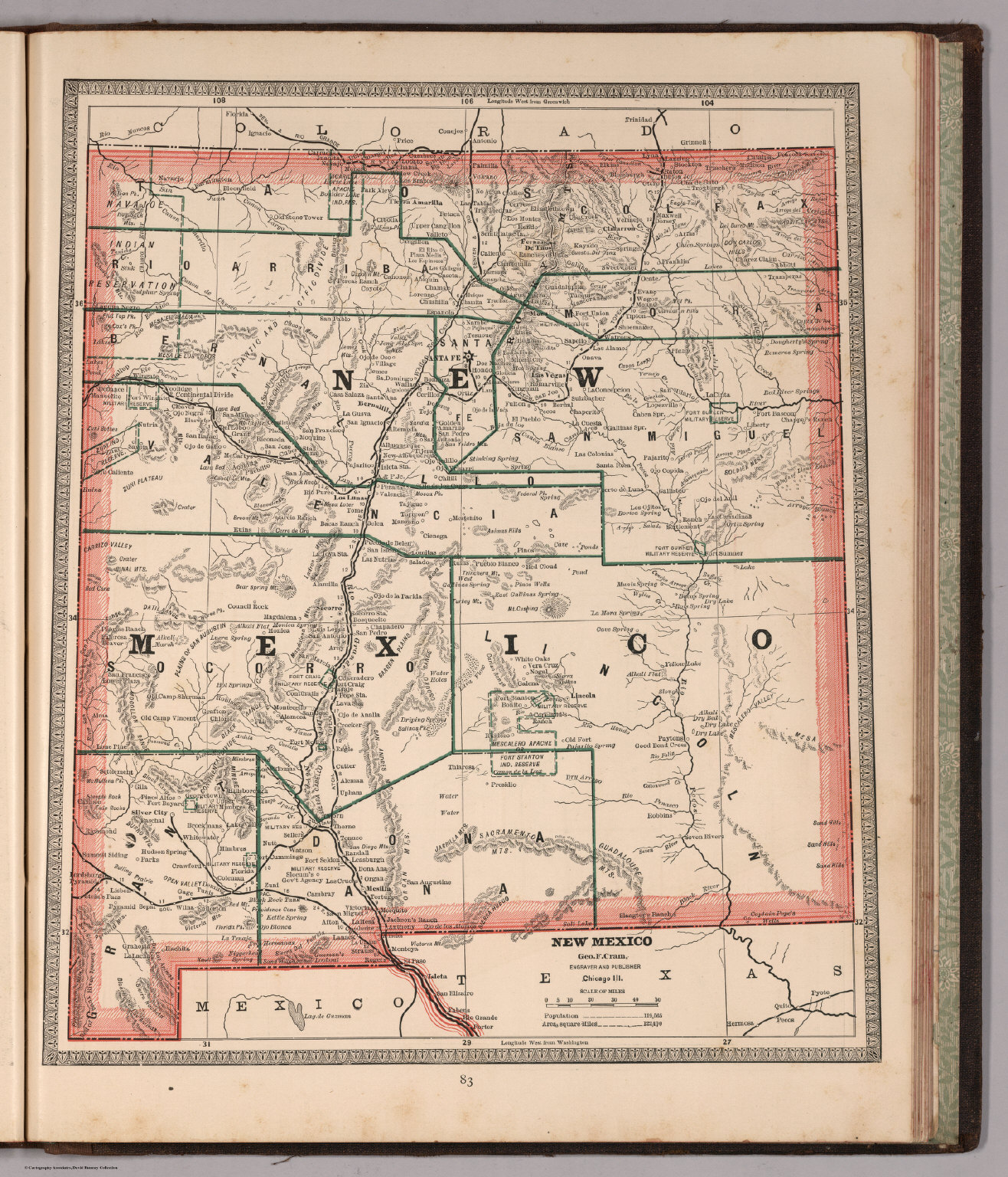 New Mexico. David Rumsey Historical Map Collection