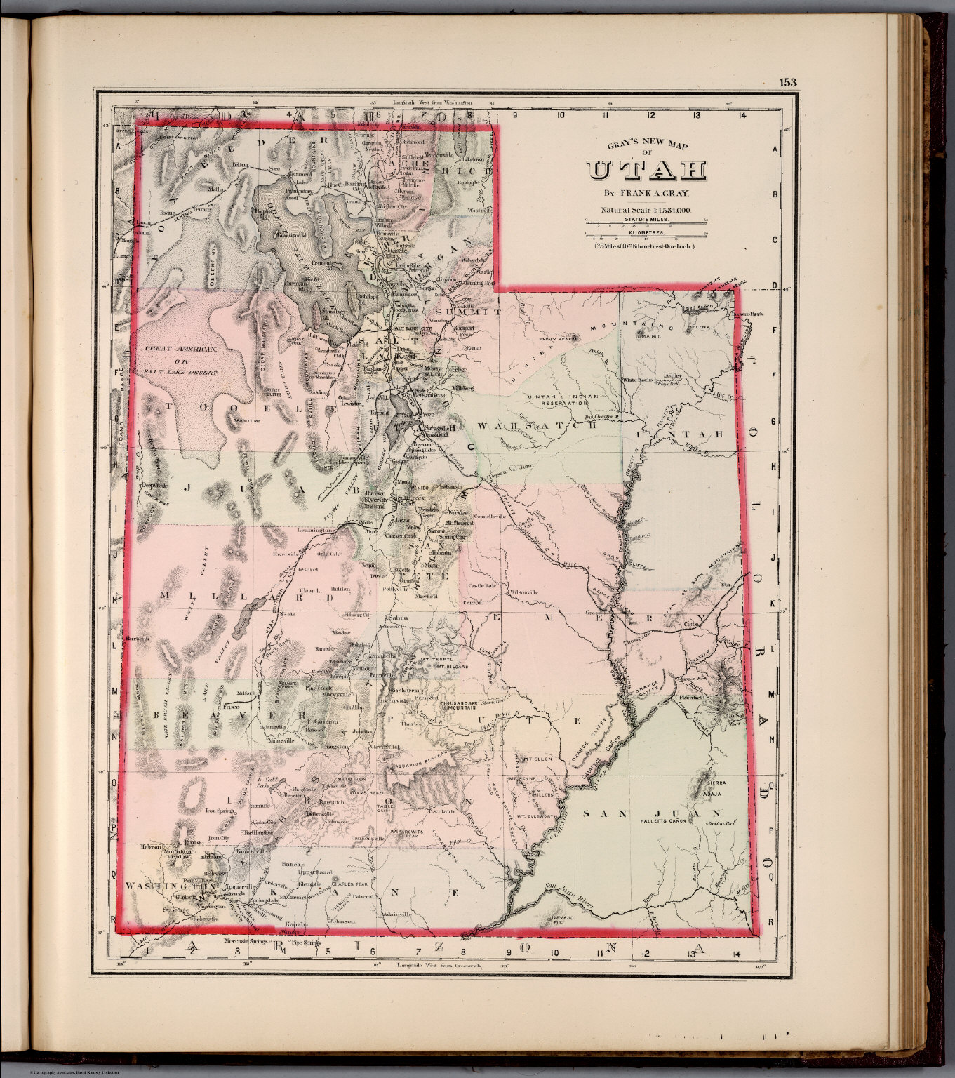 Utah David Rumsey Historical Map Collection