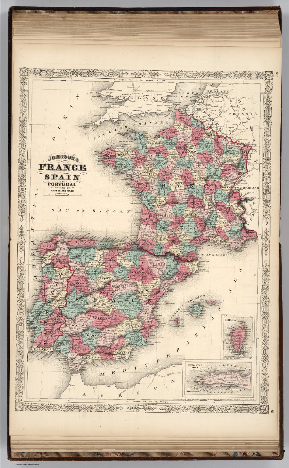 France, Spain, and Portugal. - David Rumsey Historical Map Collection