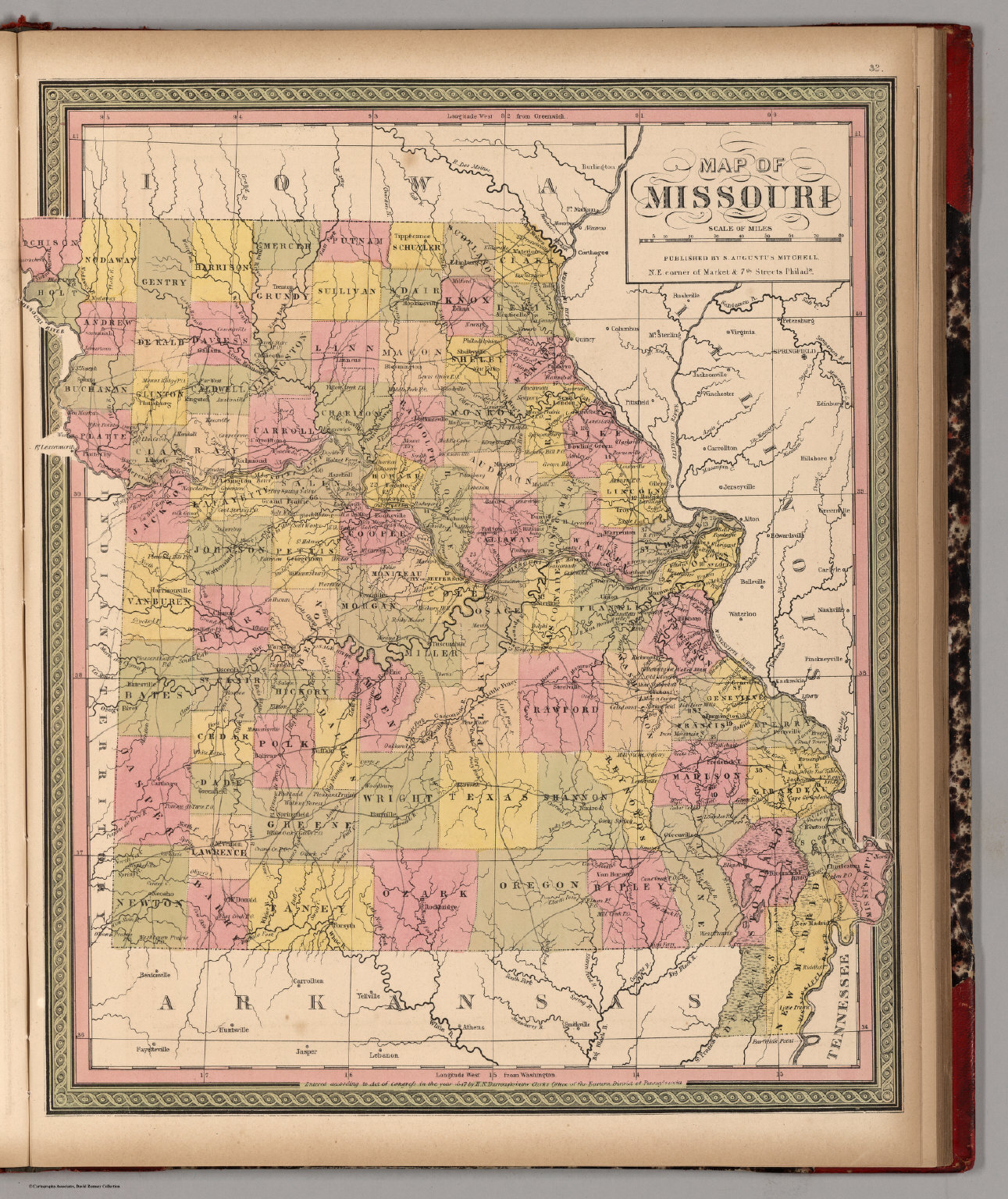 Map of Missouri - David Rumsey Historical Map Collection