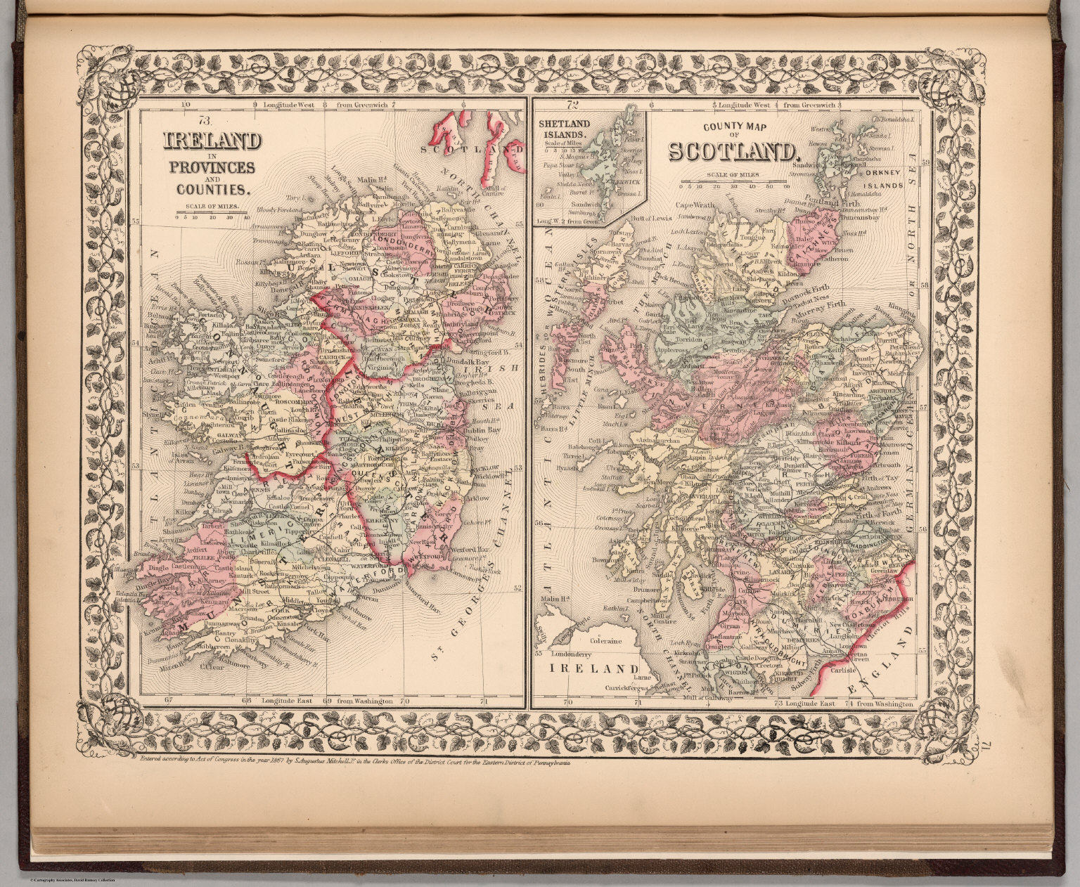 County map of Scotland - David Rumsey Historical Map Collection