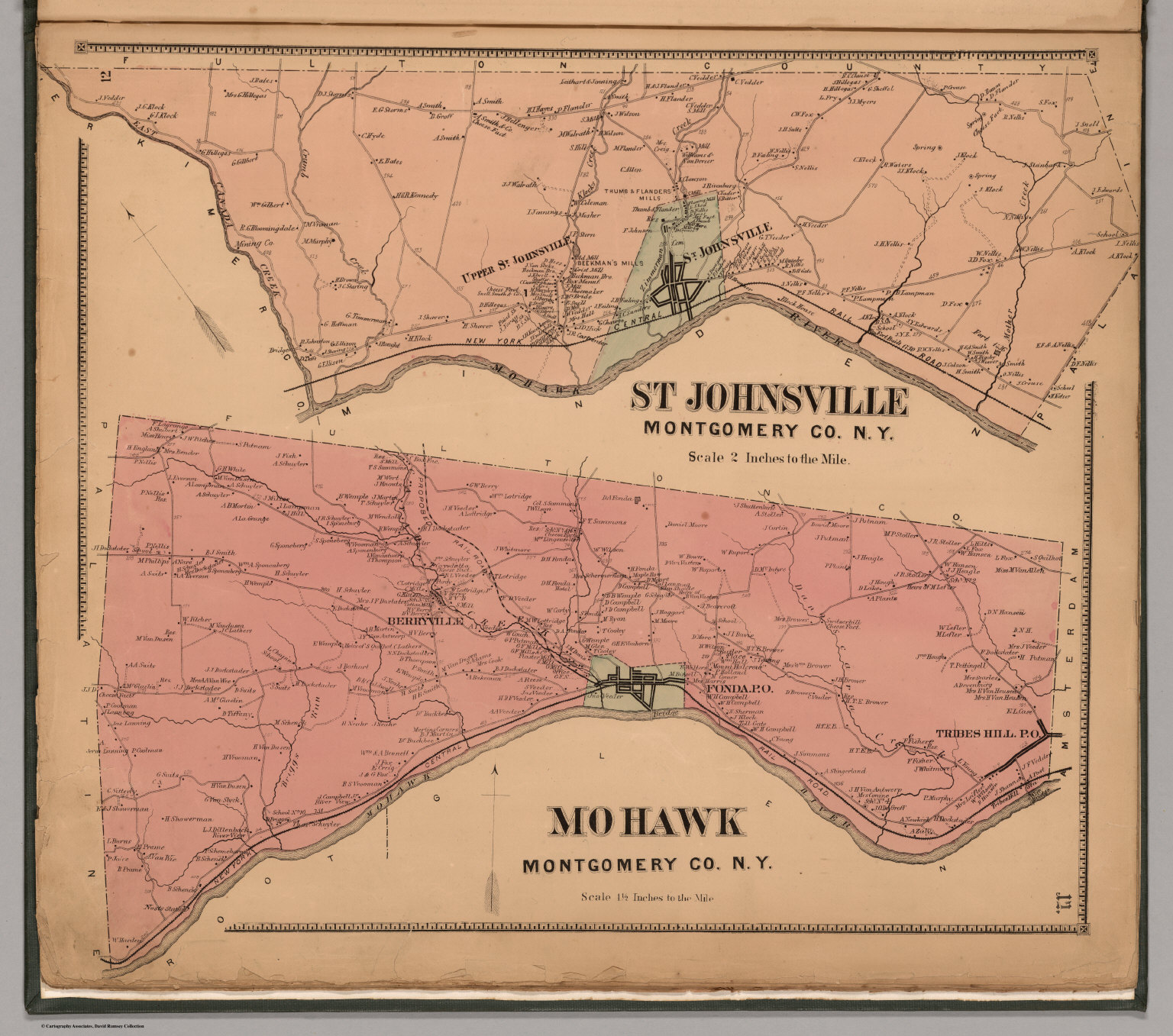 St. Johnsville and Mohawk, Montgomery County, New York. David Rumsey