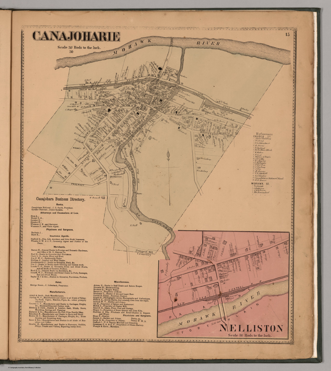 Canajoharie. Nelliston. David Rumsey Historical Map Collection