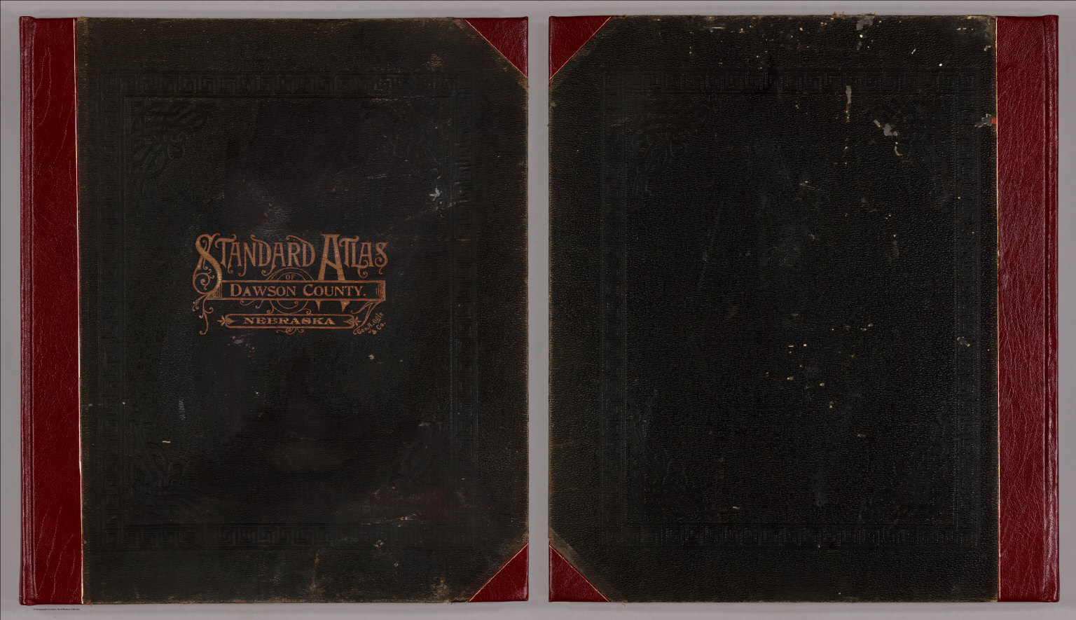 Covers Standard Atlas Of Dawson County Nebraska. David Rumsey