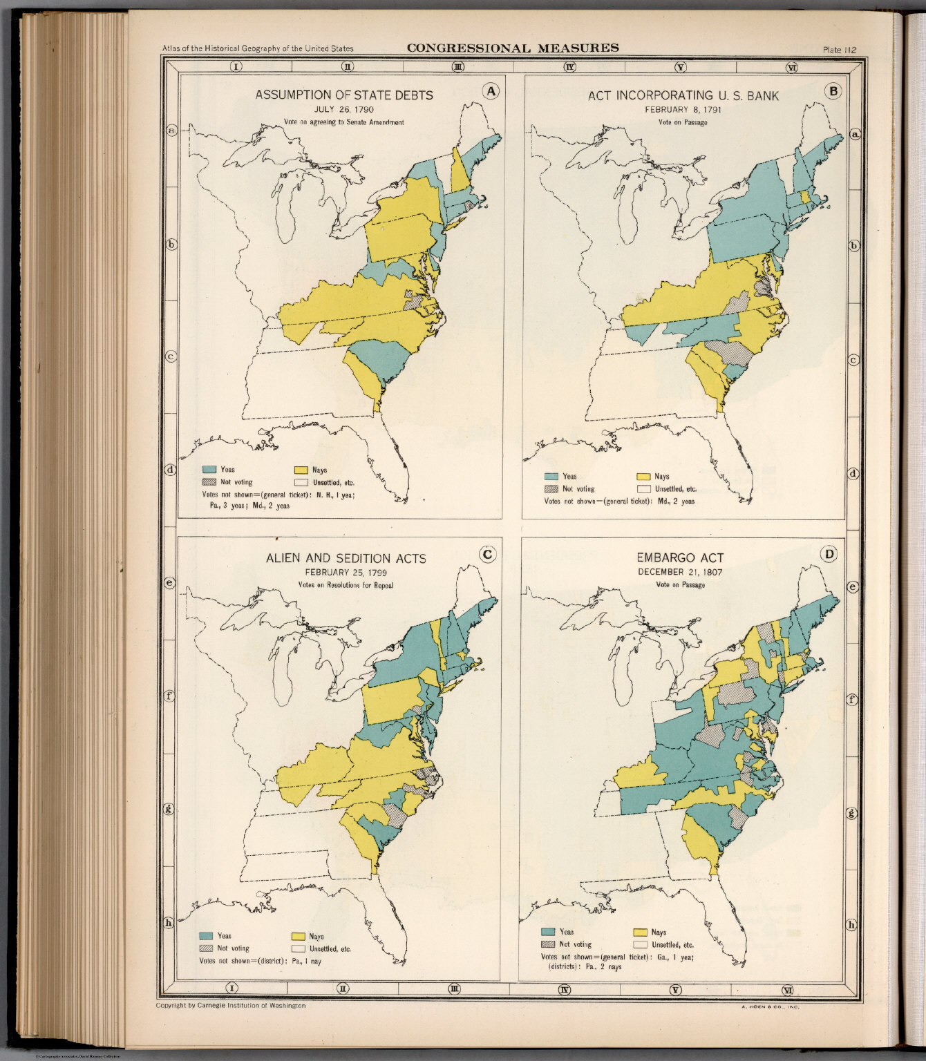 Plate 112. Congressional Measures, 1790 - 1807. - David Rumsey ...