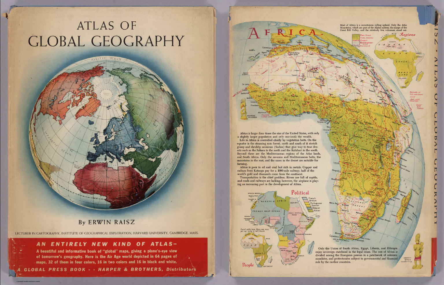 Covers Atlas of Global Geography David Rumsey Historical Map Collection