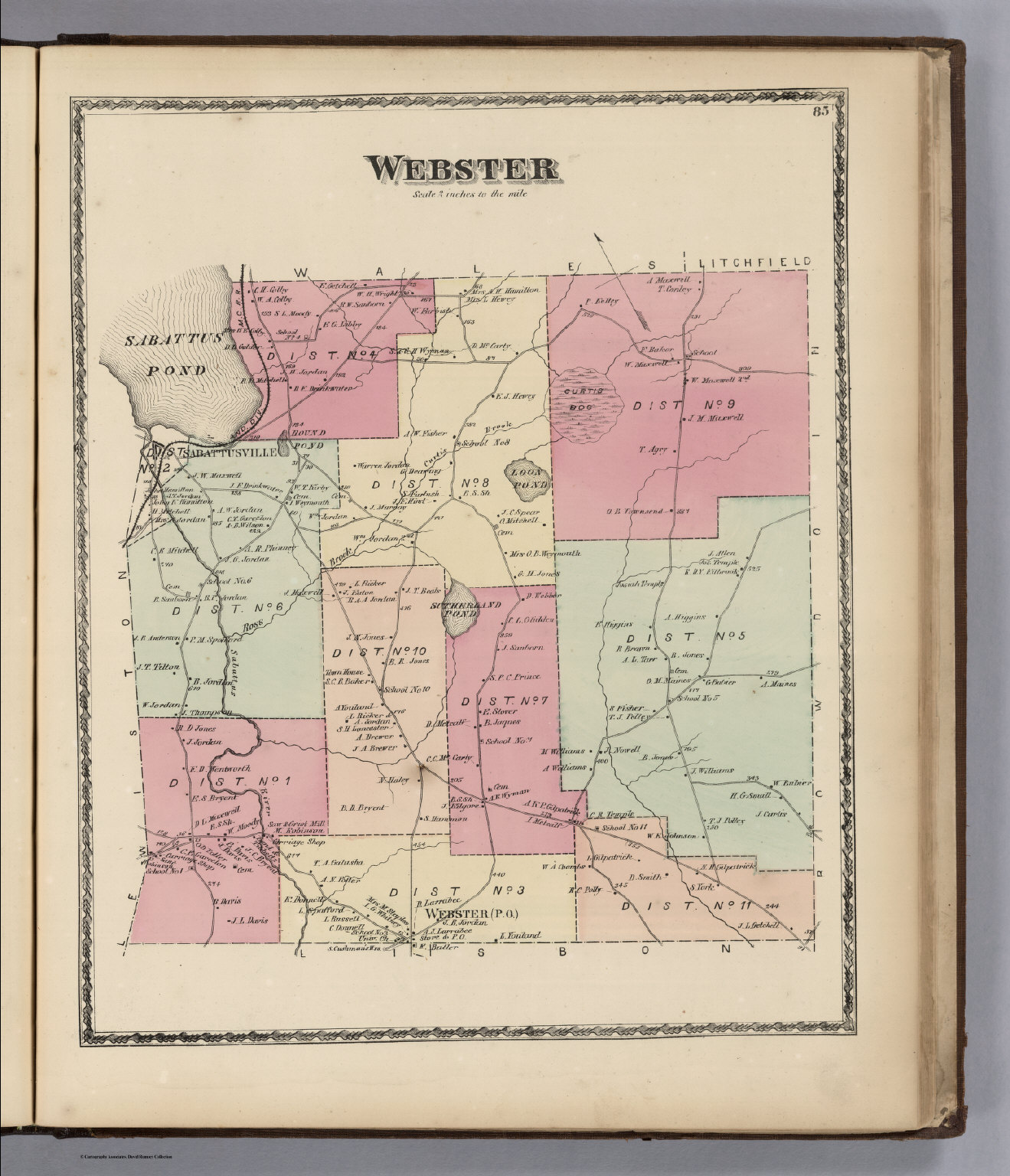 ster, Androscoggin County, Maine. David Rumsey Historical Map Collection