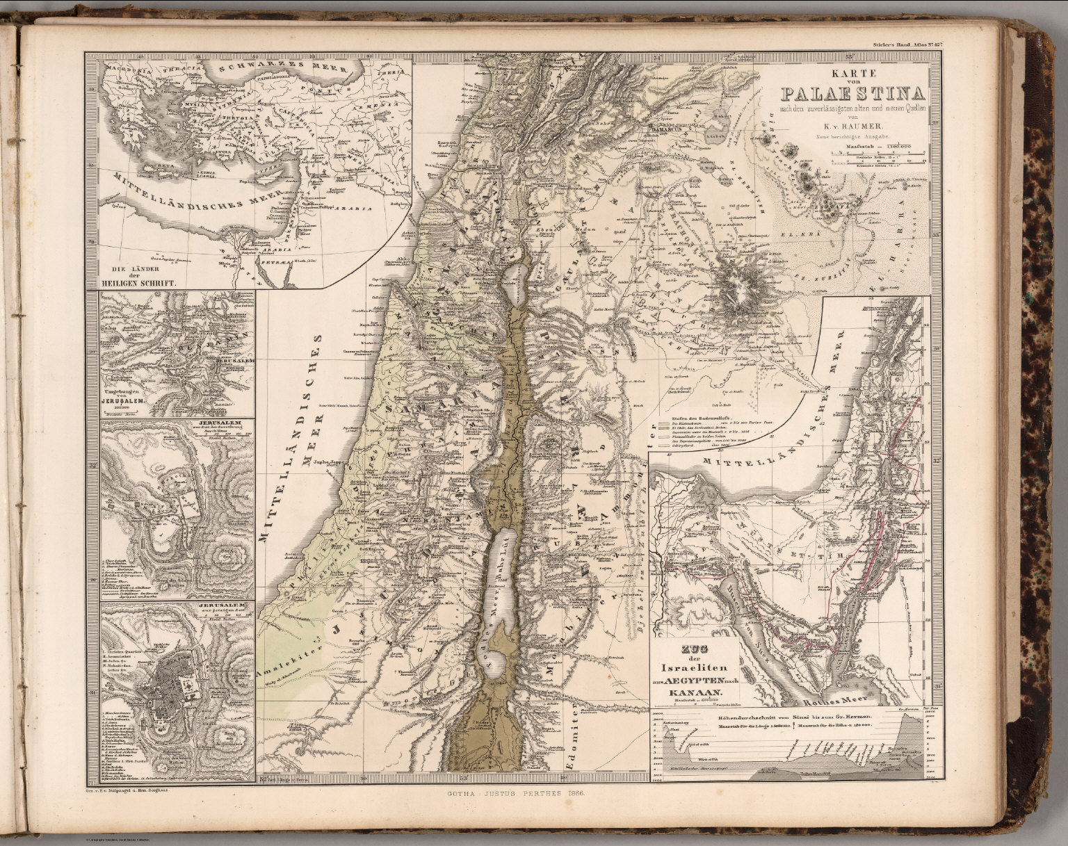 Karte de Palestina. (Palestine). - David Rumsey Historical Map Collection