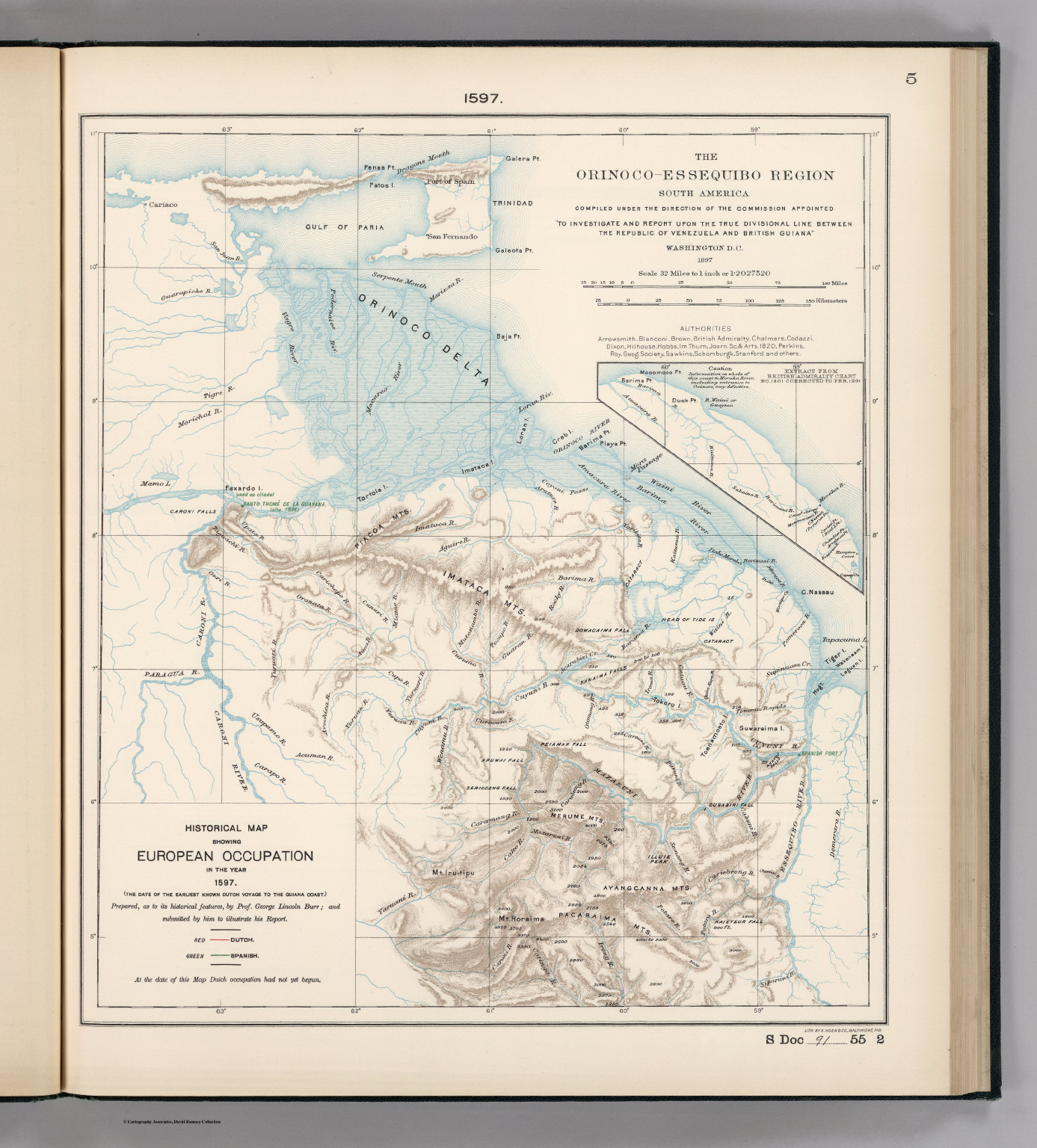 European Occupation in 1597. - David Rumsey Historical Map Collection