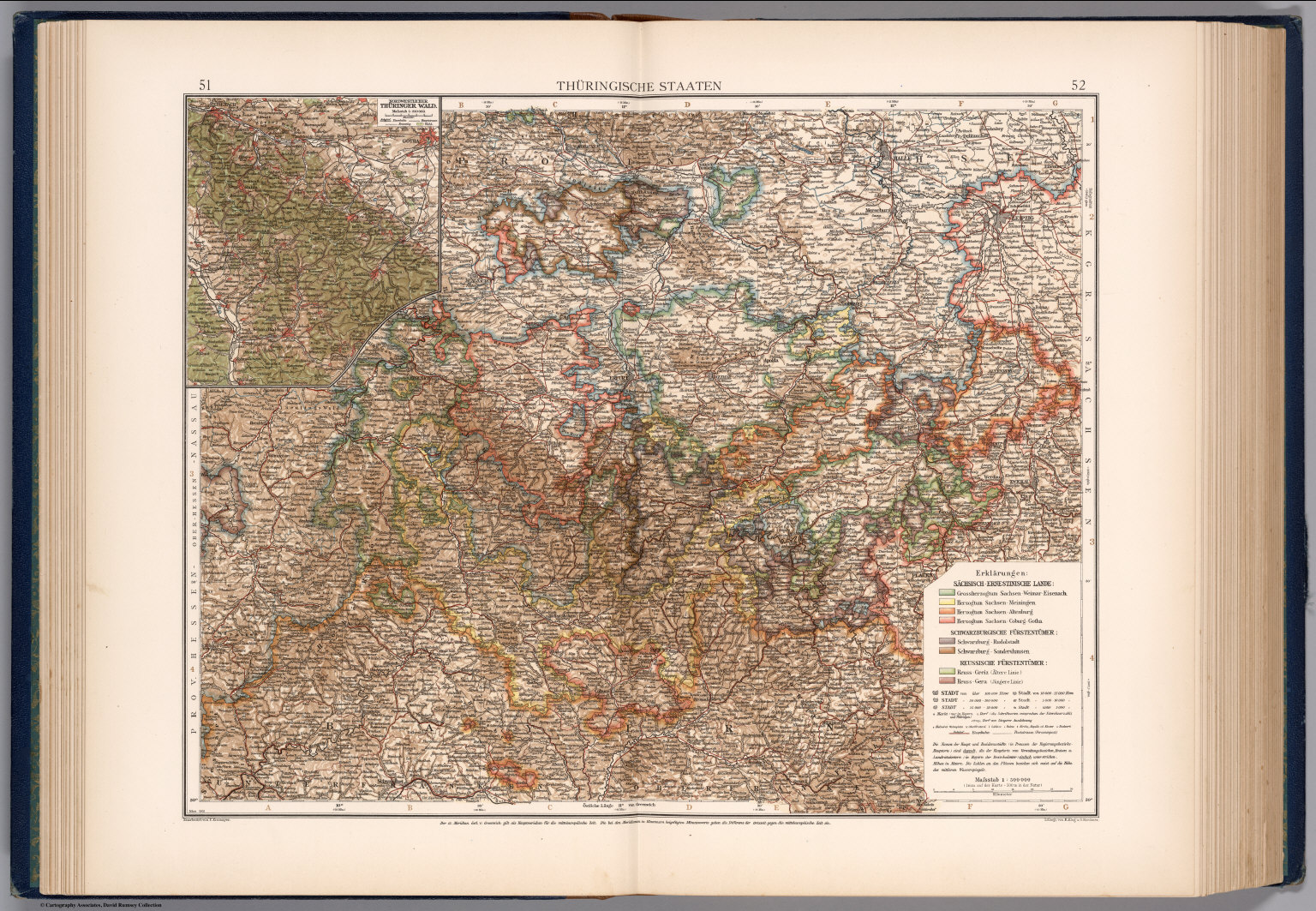 Thuringsche Staaten - David Rumsey Historical Map Collection
