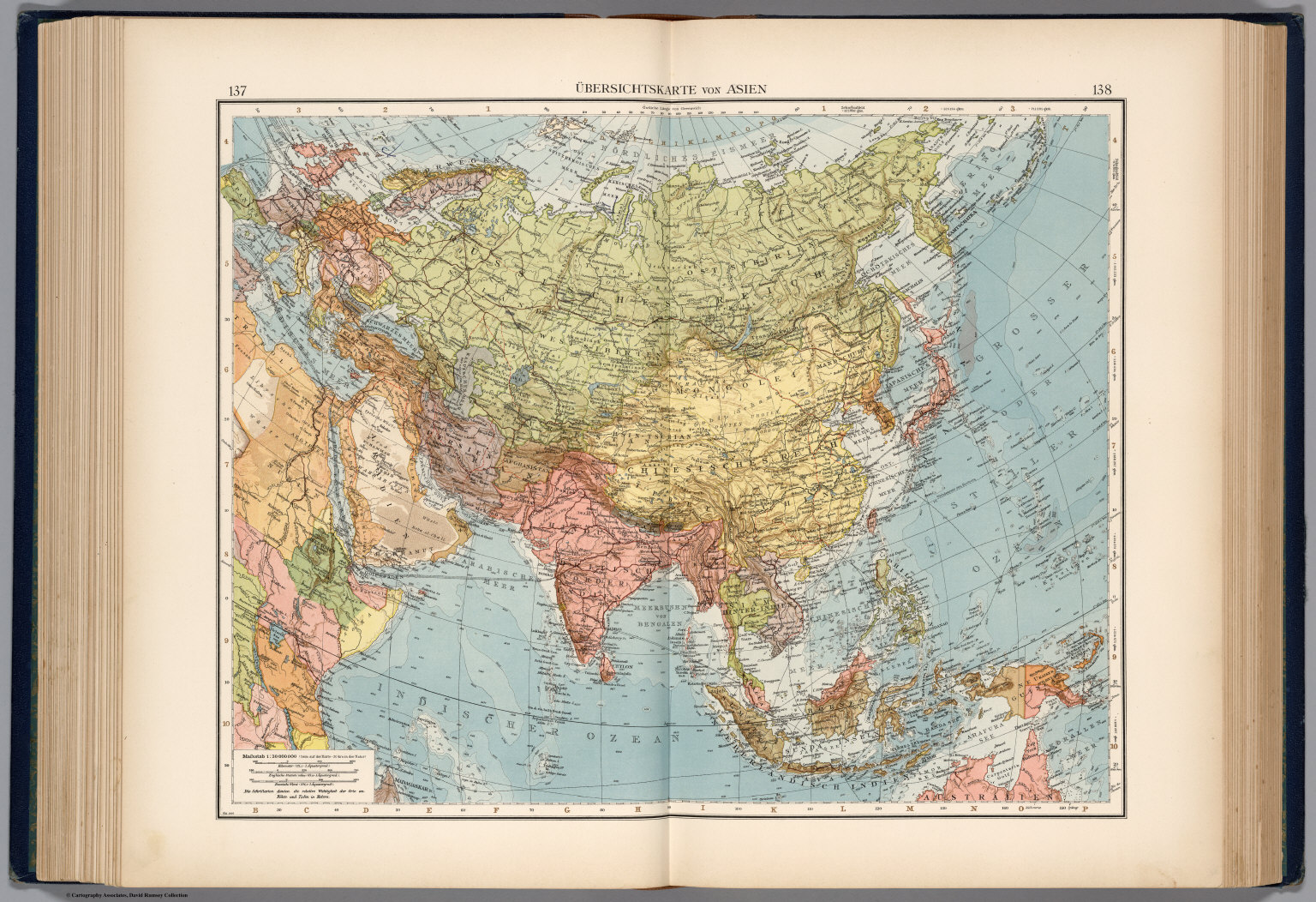 Ubersichtskarte von Asien - David Rumsey Historical Map Collection