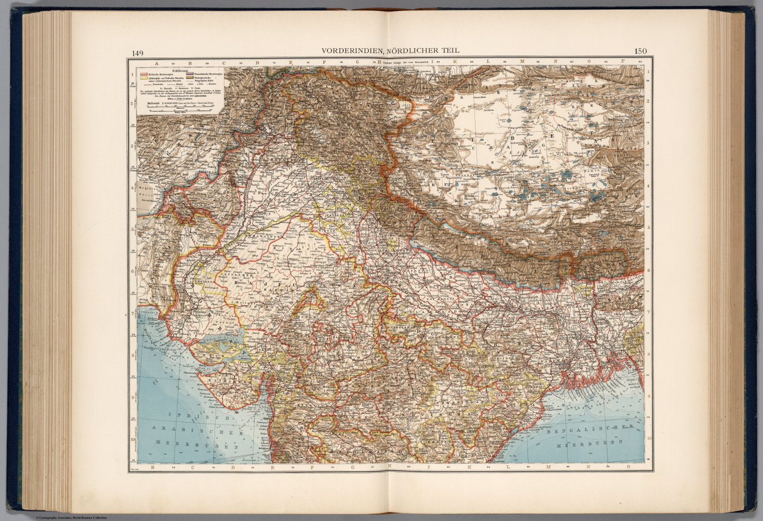 Vorderindien Nordlicher Teil - David Rumsey Historical Map Collection
