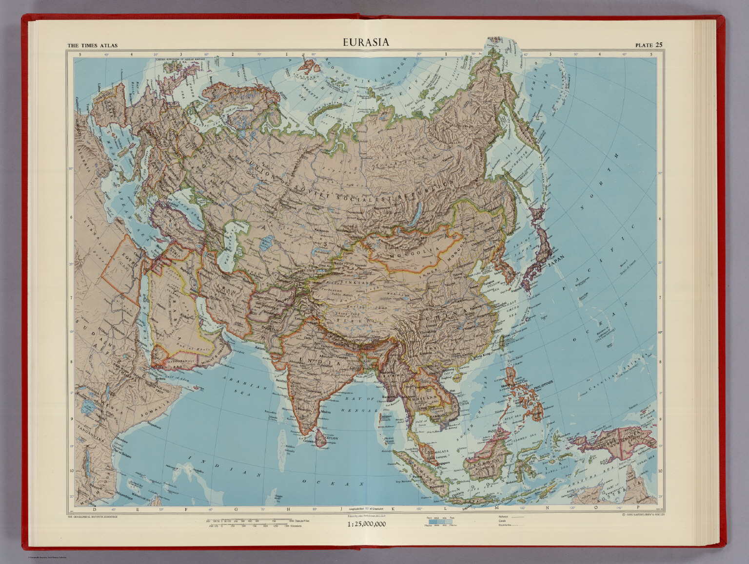 Eurasia, Plate 25, V.II - David Rumsey Historical Map Collection