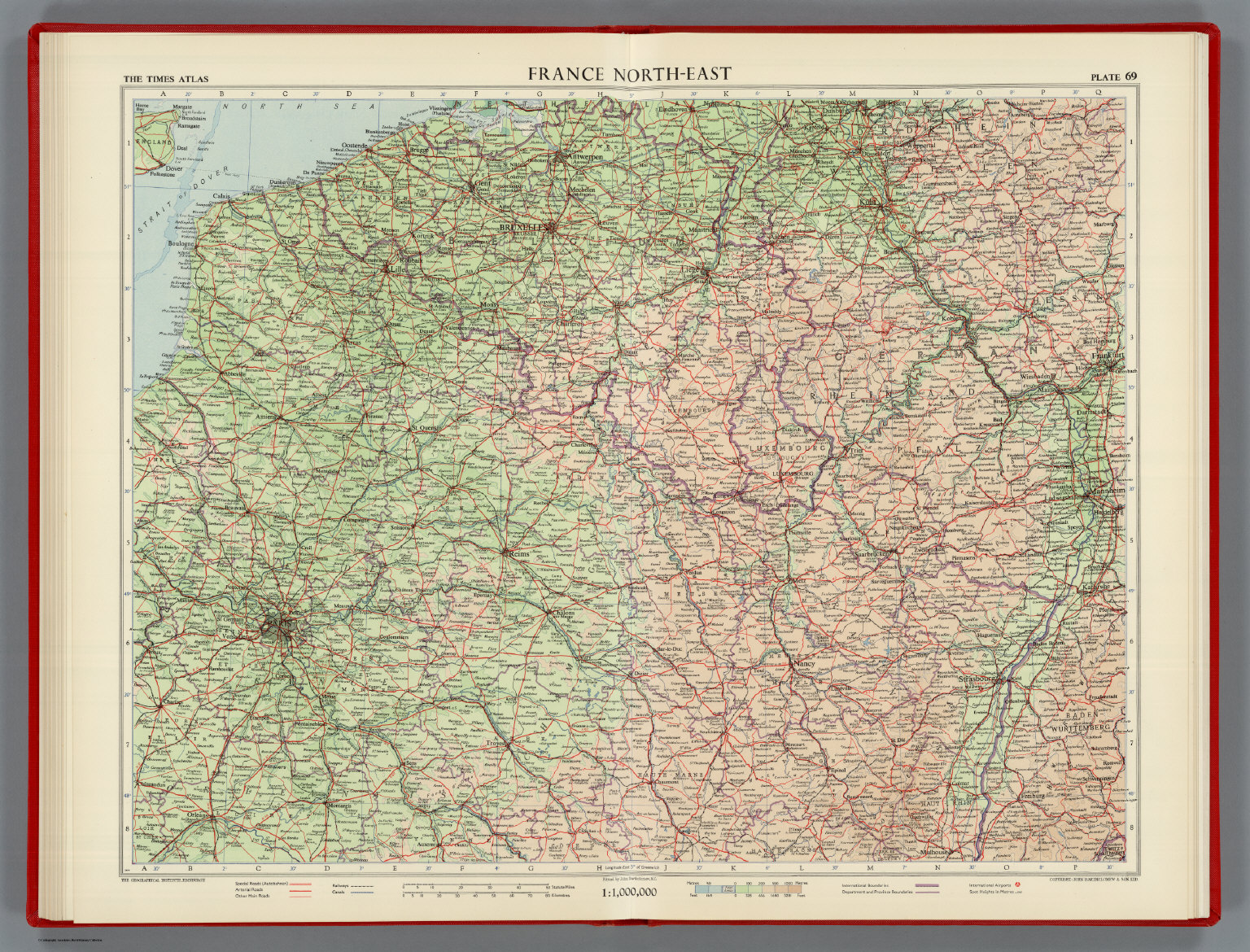 France North-East, Plate 69, V. III - David Rumsey Historical Map ...