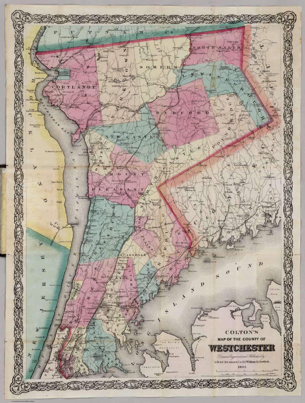 Westchester County New York David Rumsey Historical Map Collection 0038
