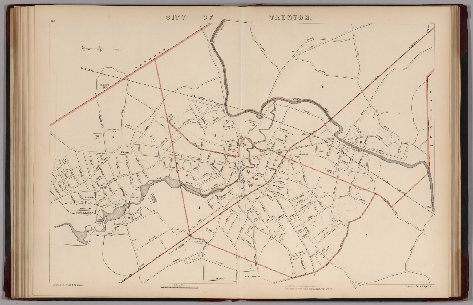 City Of Taunton, Massachusetts. - David Rumsey Historical Map Collection