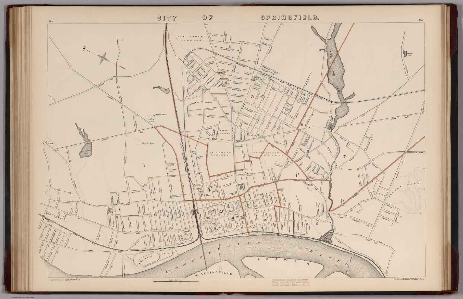 Springfield Ma Gis Map City Of Springfield, Massachusetts. - David Rumsey Historical Map Collection