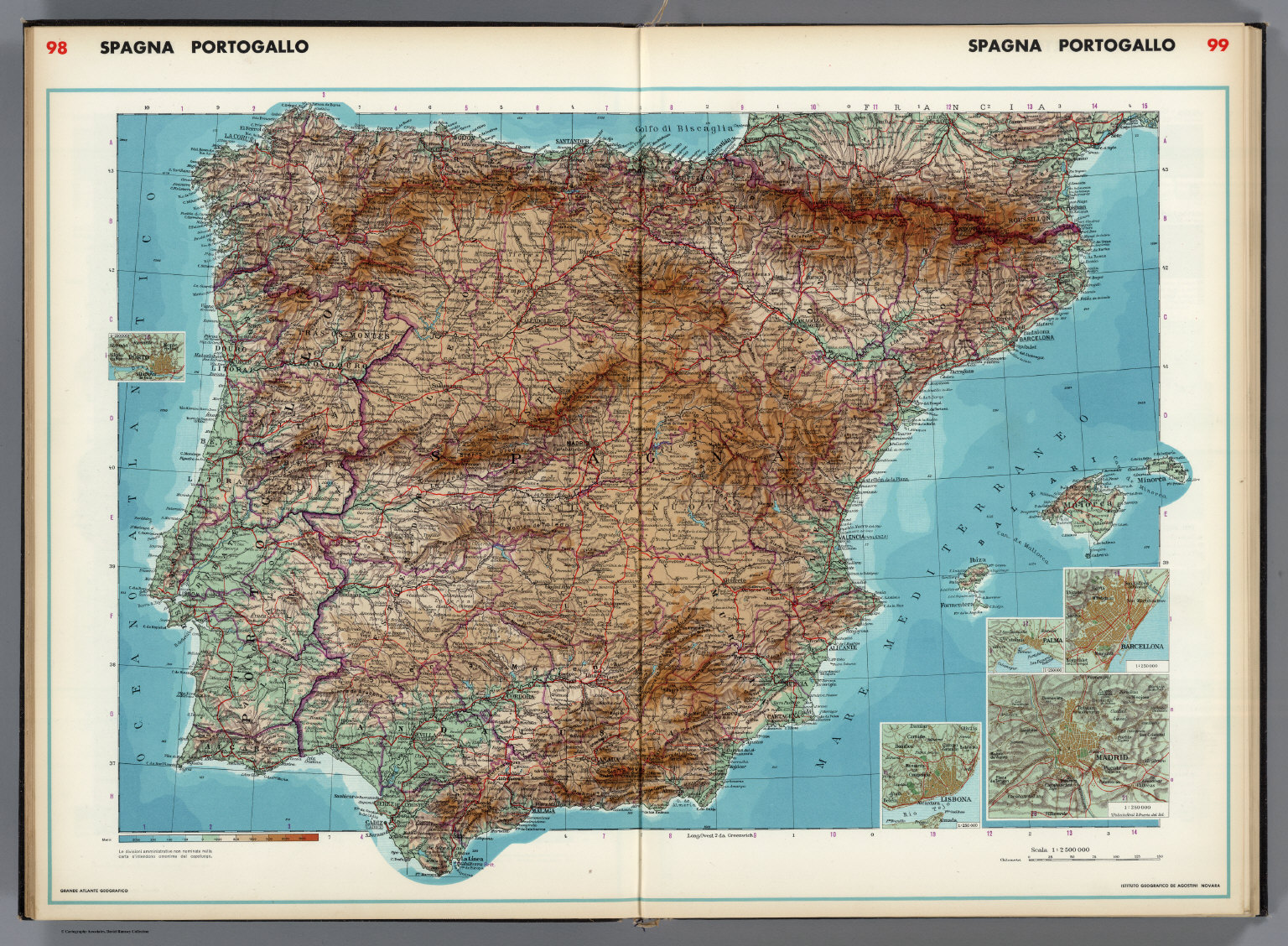 Spagna Portogallo David Rumsey Historical Map Collection
