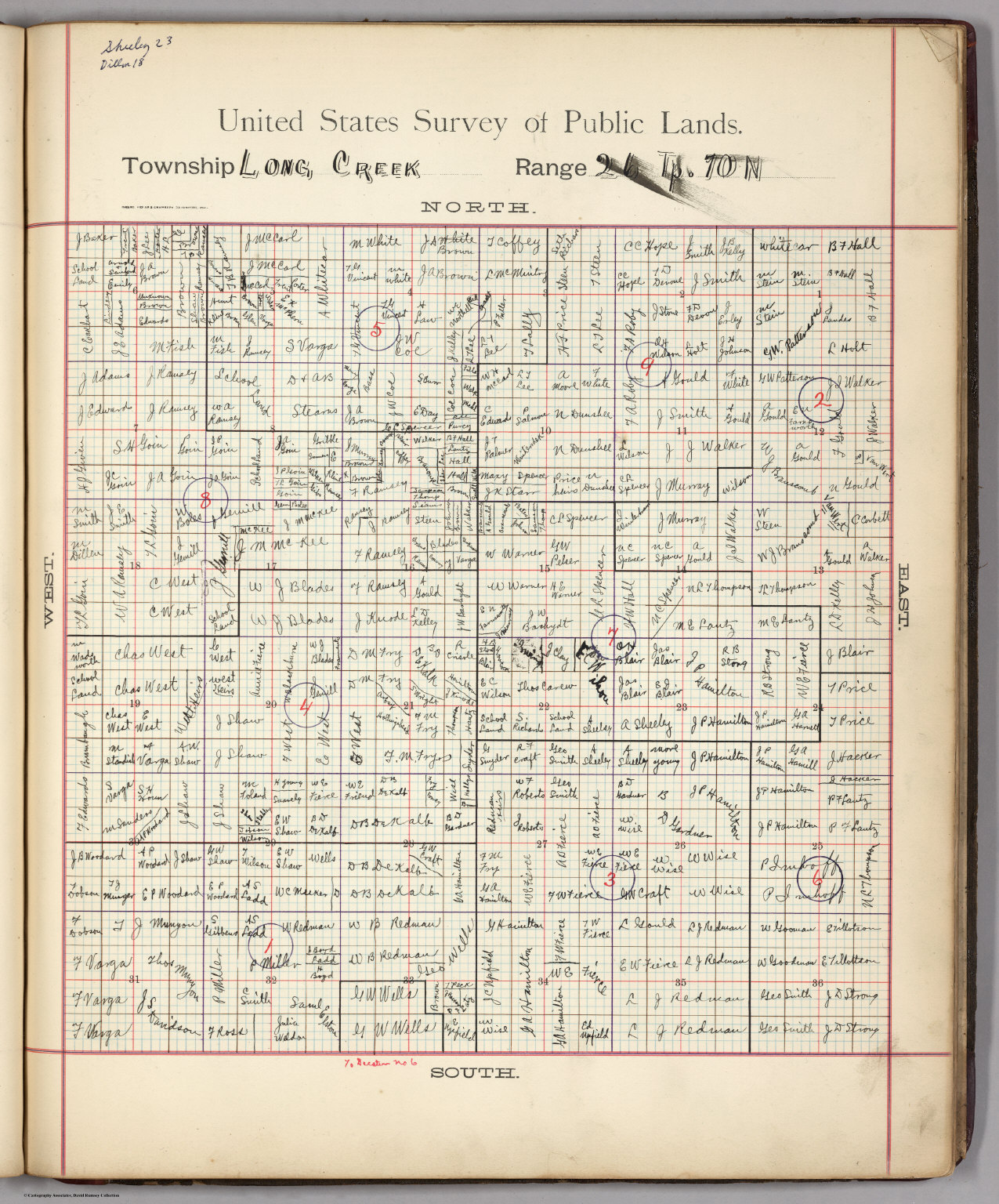 Decatur County Iowa Plat Map Township Long Creek, Range 26 (W), Tp. 70 N. (Decatur County, Iowa). - David Rumsey Historical Map Collection Decatur County Iowa Plat Map Township Long Creek, Range 26 (W), Tp. 70 N. (Decatur County, Iowa). - David Rumsey Historical Map Collection