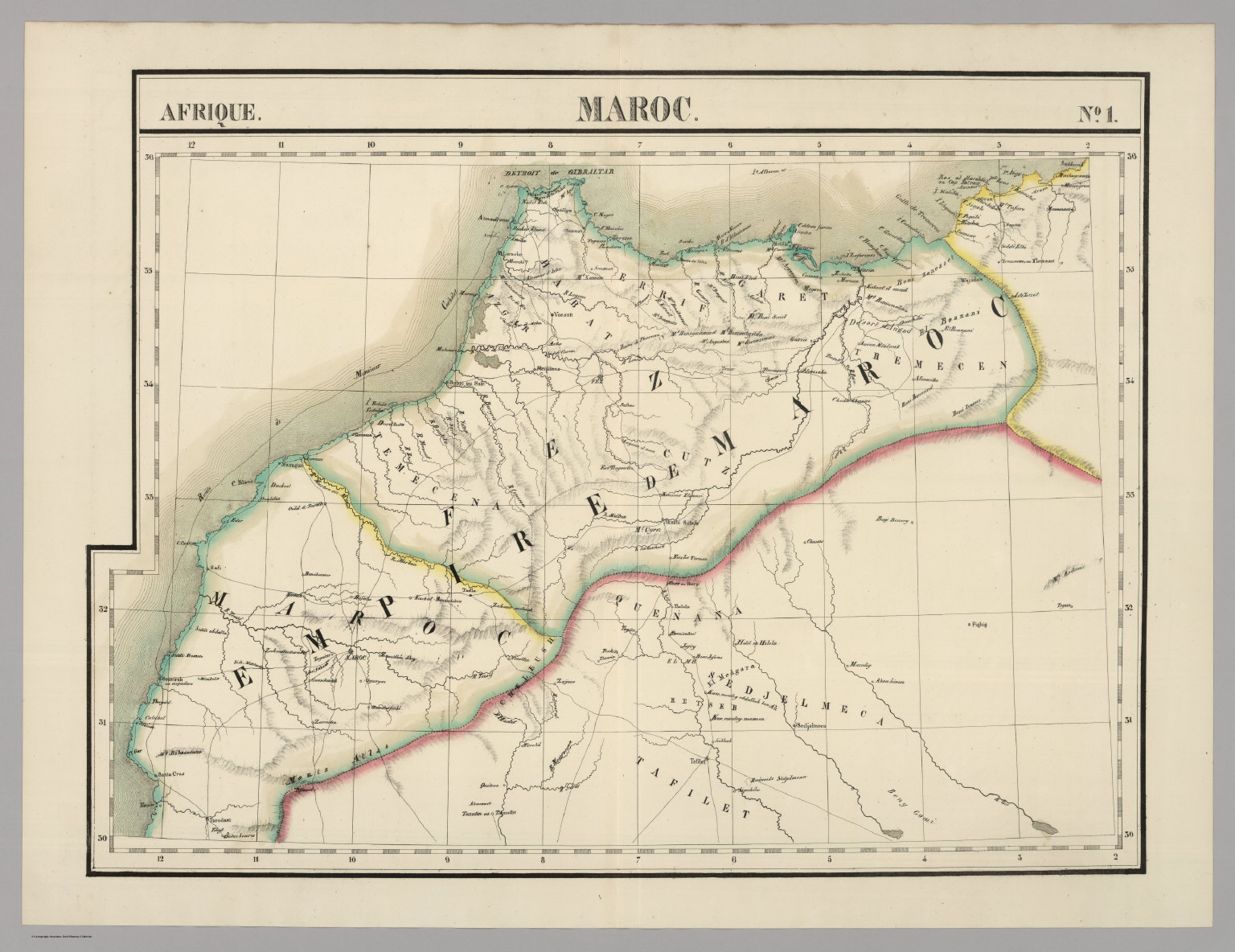 Maroc. Afrique 1. - David Rumsey Historical Map Collection