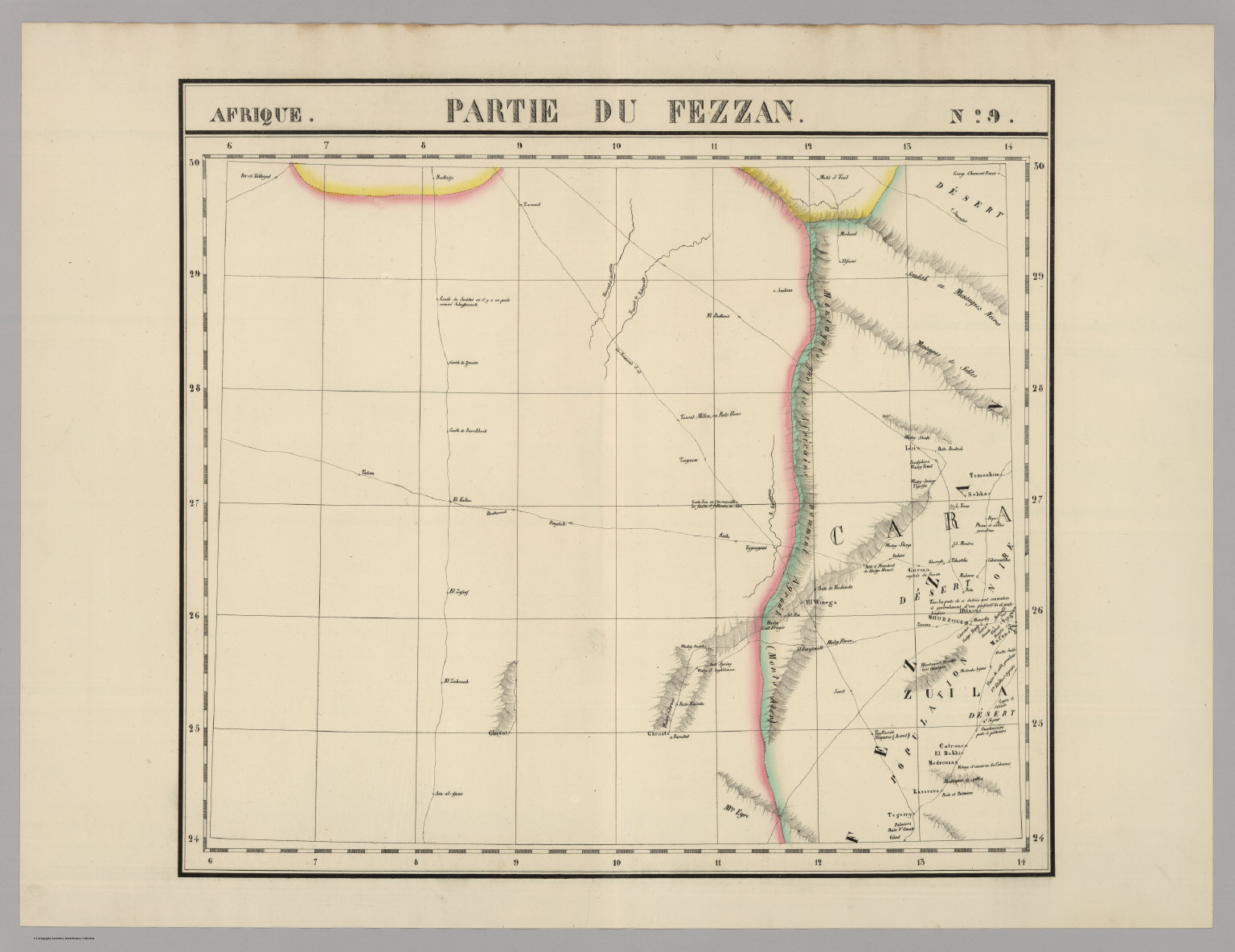 Partie du Fezzan. Afrique 9. - David Rumsey Historical Map Collection