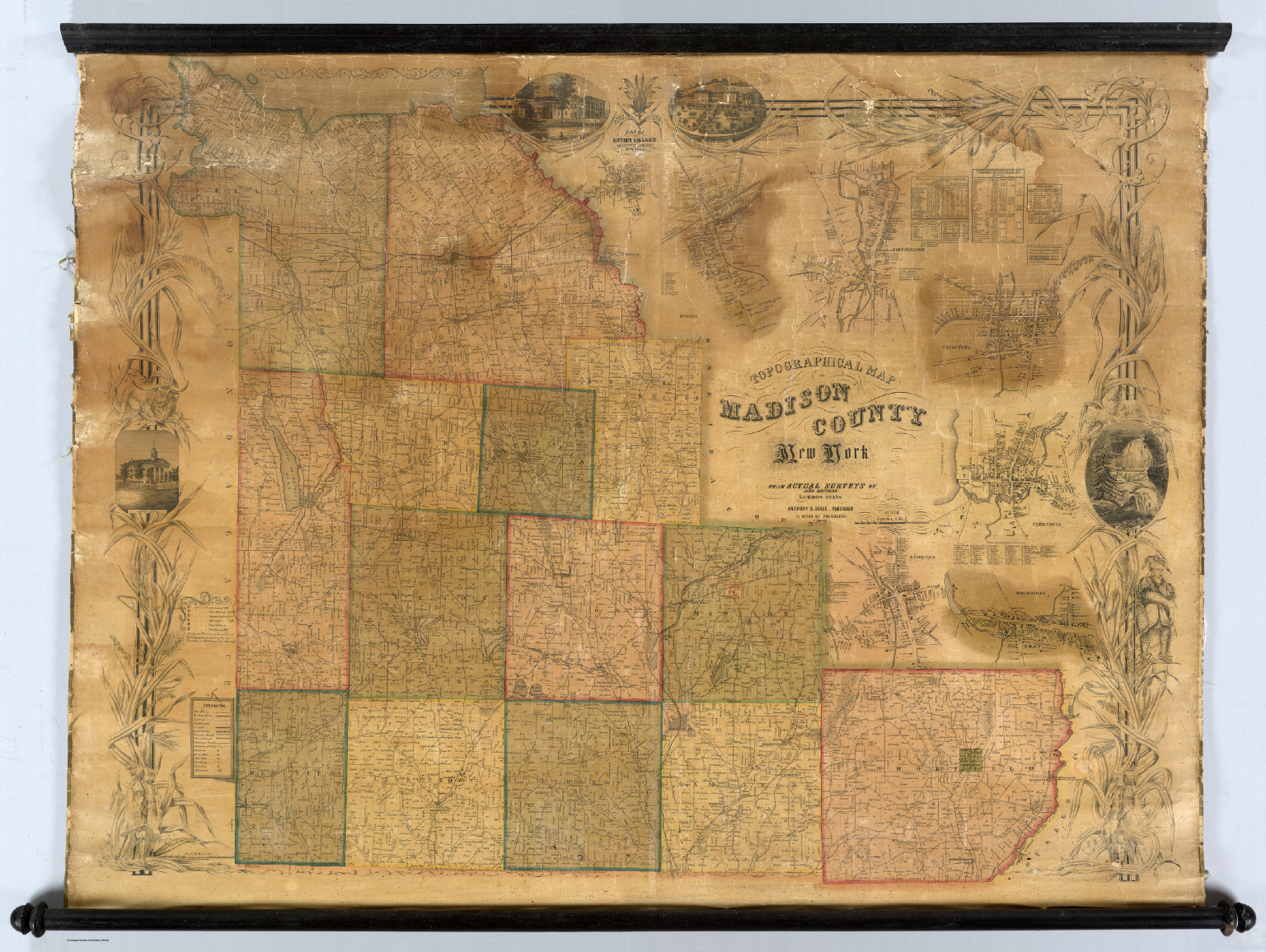 Madison County, New York. David Rumsey Historical Map Collection