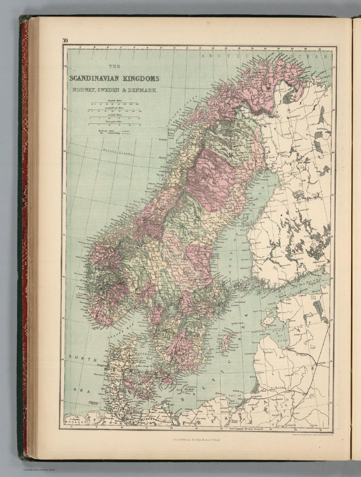 Scandinavian Kingdoms, Norway, Sweden, and Denmark. - David Rumsey ...