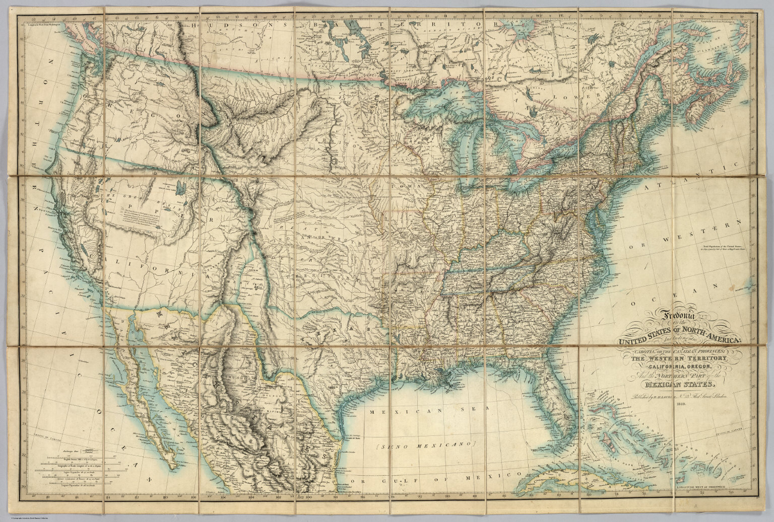 Fredonia Or The United States of North America. - David Rumsey ...