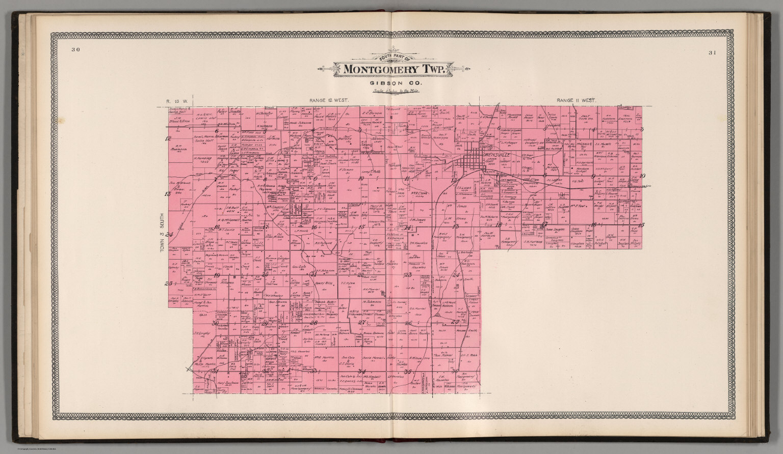 South Part of Montgomery Township, Gibson County, Indiana. David