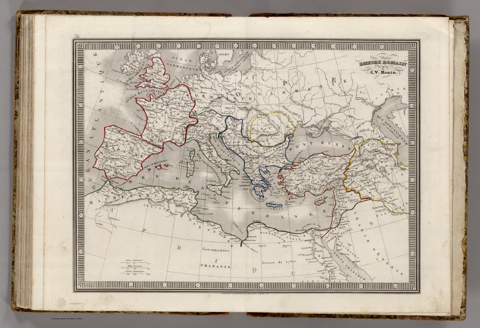 Empire Romain. David Rumsey Historical Map Collection