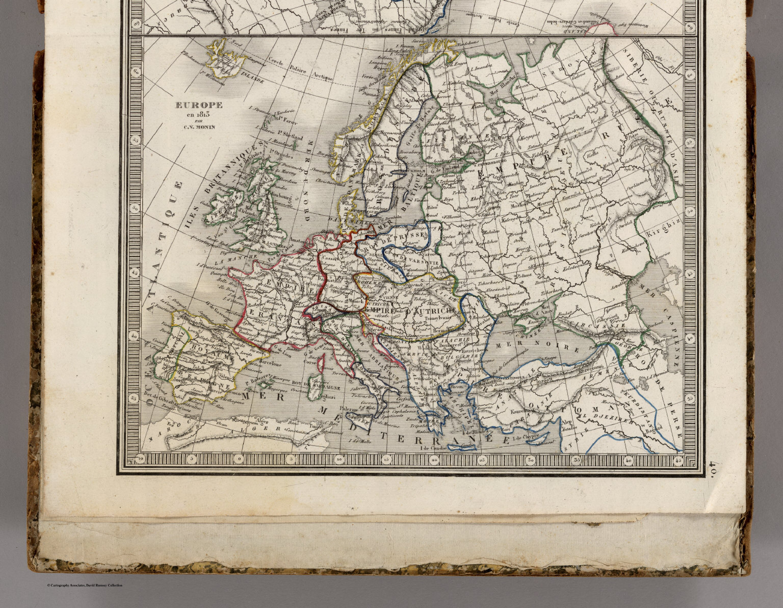 Europe En 1813 David Rumsey Historical Map Collection