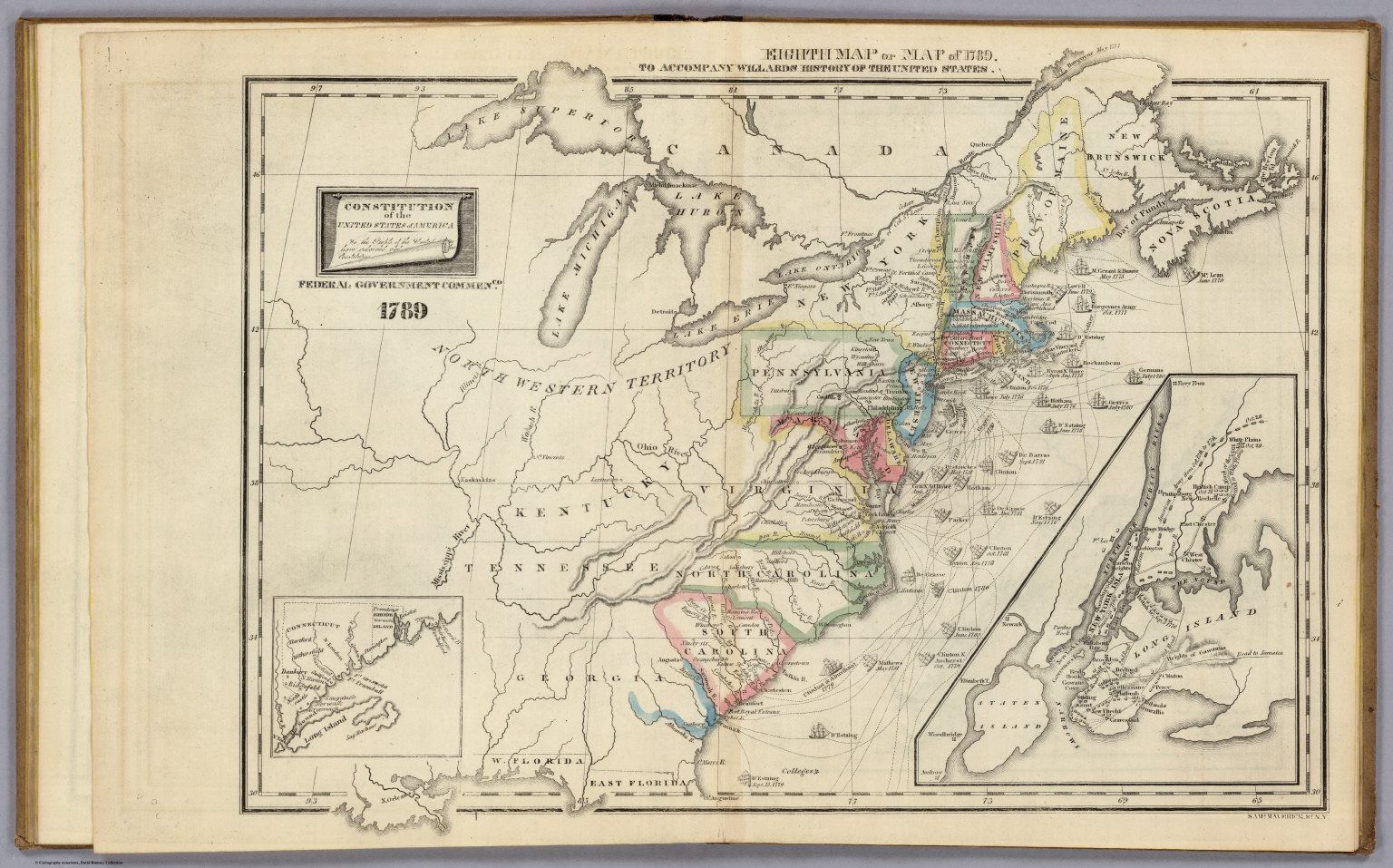 Eighth Map or Map Of 1789 - David Rumsey Historical Map Collection