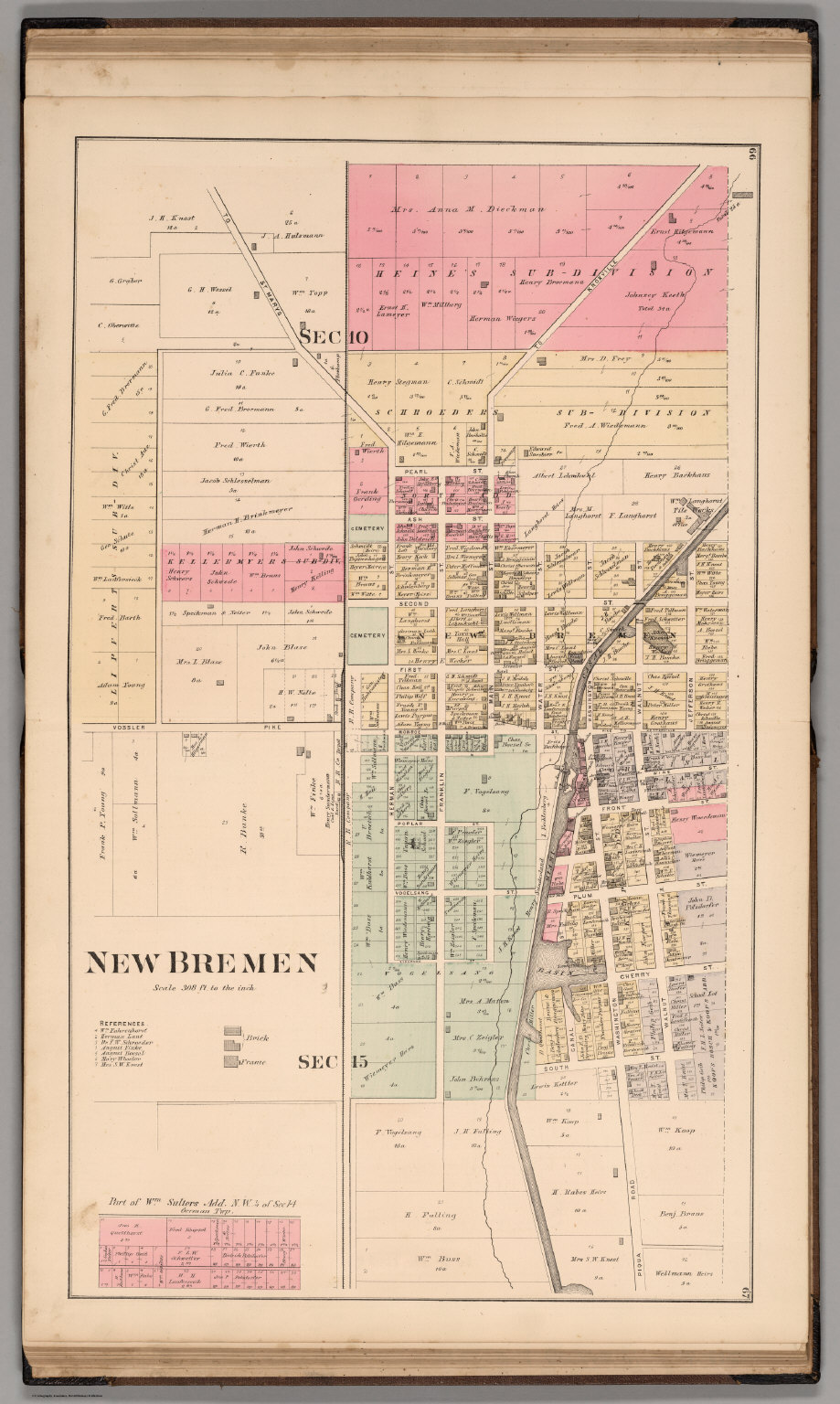 New Bremen, Ohio. David Rumsey Historical Map Collection