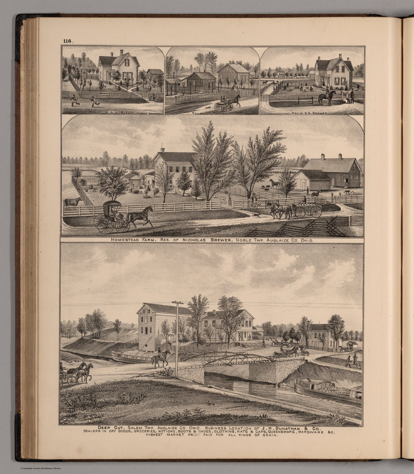 View Residence of Nicholas Brewer. Business of J.H. Dunathan & Co