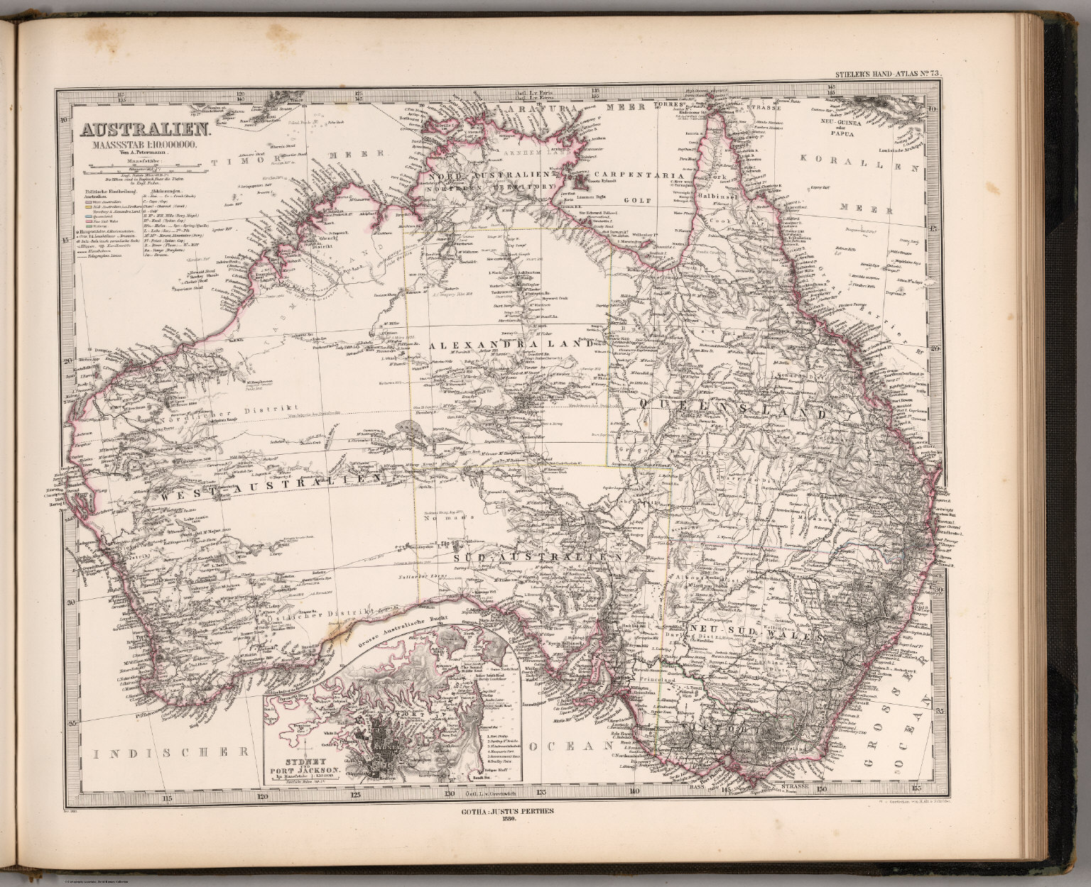 Australien (Australia). - David Rumsey Historical Map Collection